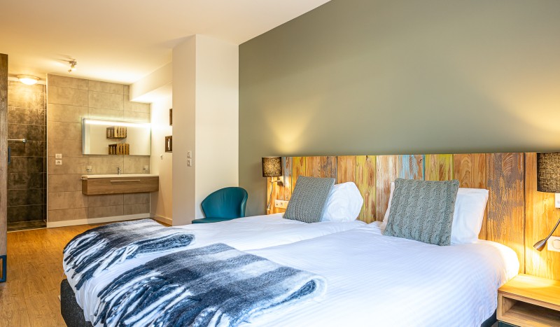 App 8 sauna 11 AlpChalets Portes du Soleil Abondance Frankrijk Alpen luxe vakantiepark ski resort we