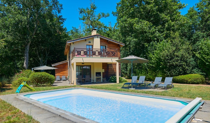 Margaux 1 Chateau de Salles Frankrijk vakantiepark luxe villa zwembad animatie kust zee Arcachon aqu
