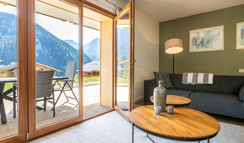 App 8 sauna 8 AlpChalets Portes du Soleil Abondance Frankrijk Alpen luxe vakantiepark ski resort wel