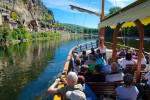 Gabarre 12 Dordogne Beynac roque gegeac Sarlat vakantie Frankrijk toerisme varen boottocht rondvaart