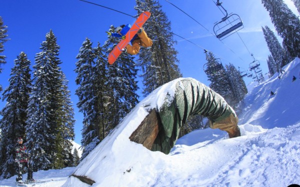 Snowpark 3 Portes du soleil Stash Arare Chapel Chatel snowboard skien Frankrijk wintersport vakantie