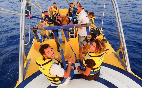 Parasailing 16 Frankrijk Provence Languedoc watersport vakantie Cannes Middellandse zee Argeles Frej