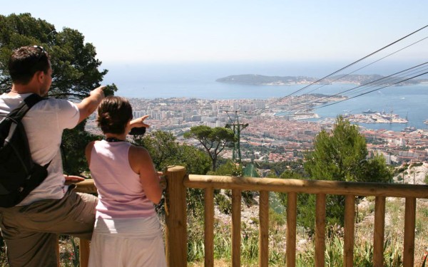Kabelbaan 13 telepherique Toulon Provence Frankrijk vakantie mont faron middellandse zee luxe villa