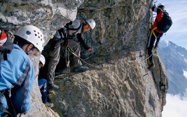 Via Ferrata 3 Frankrijk haute savoie vakantie luxe appartement portes du soleil bergen klimmen wande
