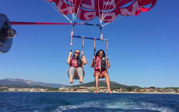 Parasailing 14 Frankrijk Provence Languedoc watersport vakantie Cannes Middellandse zee Argeles Frej
