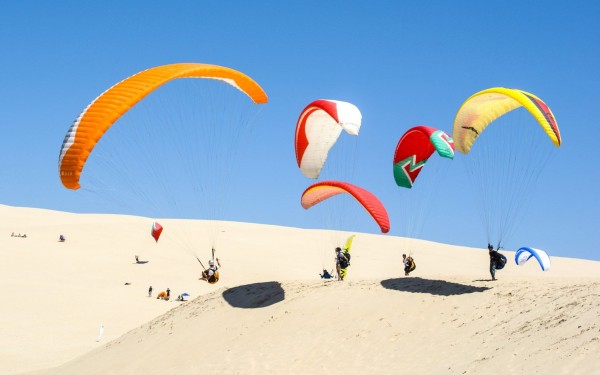 Dune de Pyla 8 Pilat Frankrijk Arcachon kust Aquitaine vakantie toerisme zand strand zee Salles chat