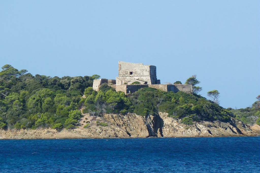 Iles d Hyeres en Mediterranee dans le sud de la France