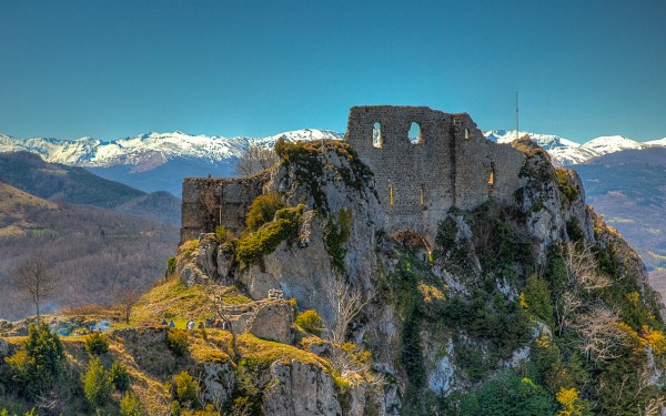 Katharen 12S chateau pays cathare puilaurens montsegur mirepoix vakantiehuis Frankrijk aude villa.jp
