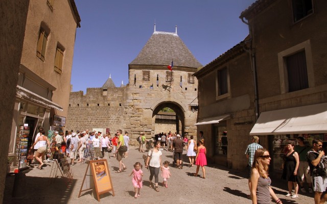 Carcassonne A5 Cite Frankrijk Languedoc cammazes carlat vakantiepark kust zee strand toerisme.JPG
