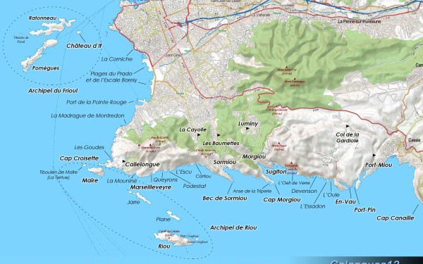 Calanques 7 Marseille Cassis uitzicht vakantie Frankrijk luxe villa vakantiepark Provence Middelland