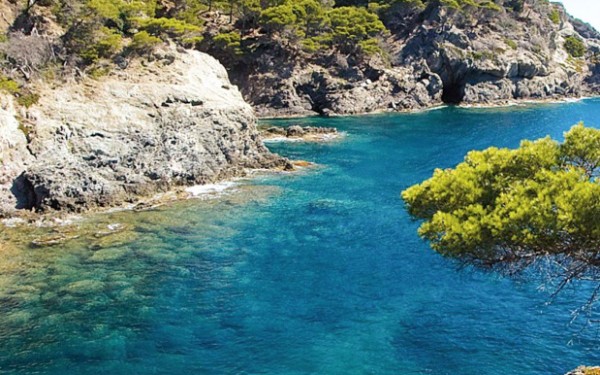 Iles de Hyeres 16 Frankrijk Provence vakantie strand Proquerolles, Port Cros Levant Middellandse zee