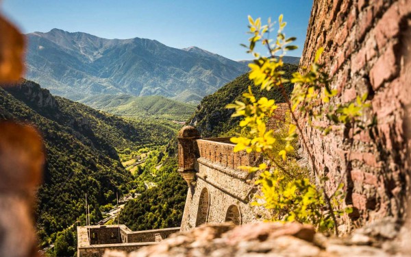 Train 14 jaune Frankrijk vakantie Cerdagne canari pyrenees villefranche mont louis bergen trein pyre