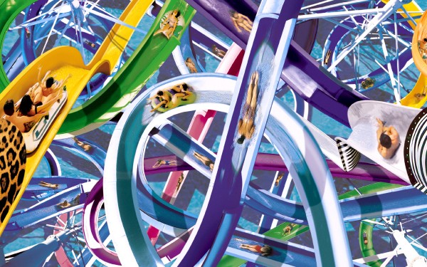 Aquaparc 5 aquapark Frankrijk Languedoc cyprien speeltuin gezin vakantiepark comfort kust beach stra