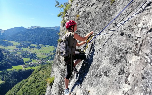 Via Ferrata 10 Frankrijk haute savoie vakantie luxe appartement portes du soleil bergen klimmen wand