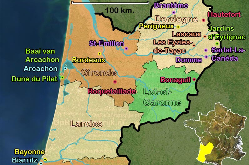 Gironde - Aquitaine pour des vacances populaires - Francecomfort Parcs