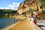 Roque Gageac 6 Frankrijk Dordogne kade rivier toerisme restaurants vakantiehuis luxe villa wifi hond