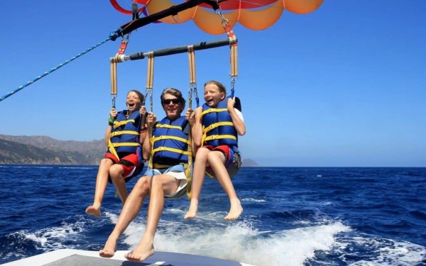 Parasailing 8 Frankrijk Provence Languedoc watersport vakantie Cannes Middellandse zee Argeles Freju