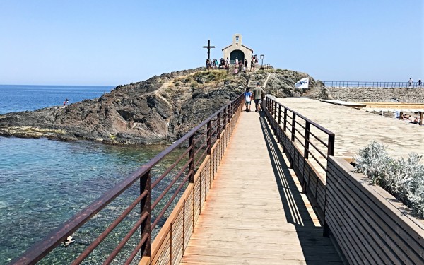 Collioure 15 chapelle saint vincent Frankrijk vakantie park strand middellandse zee espinet quillan