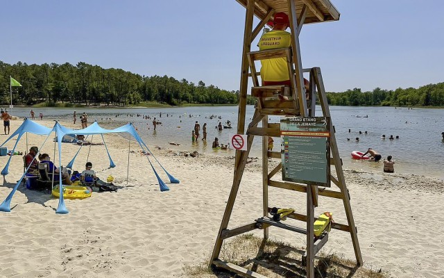 Recreatiemeer 4 Charente Grand Étang de La Jemaye vakantie Zuid-Frankrijk.jpg