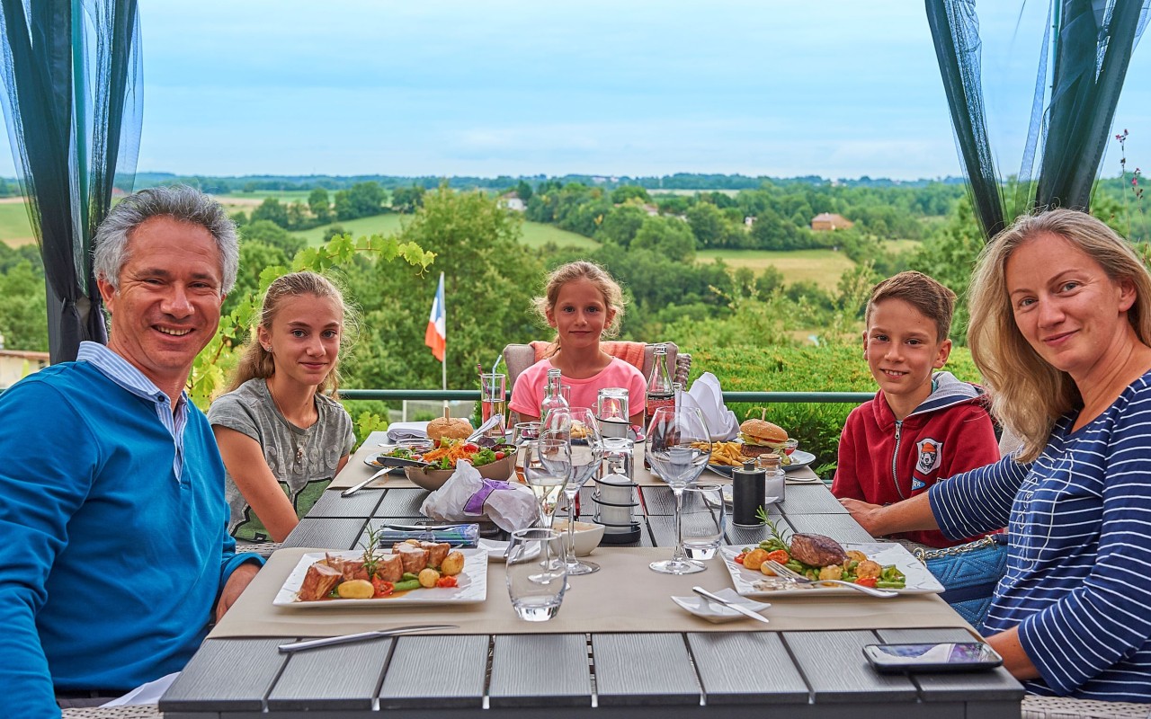 Restaurant met panoramaterras