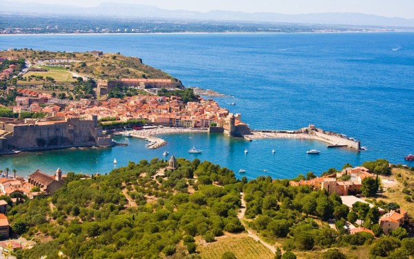 Collioure 1 Frankrijk vakantie park strand middellandse zee espinet quillan toerisme cote vermeille.