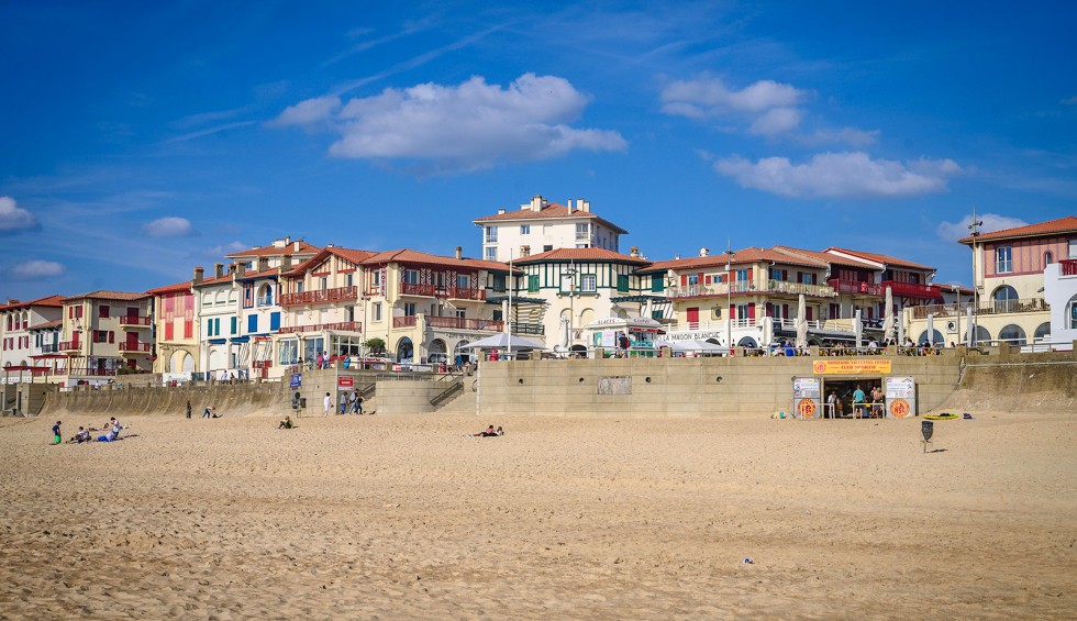 Badplaatsen 13a Hossegor surf Gironde Landes aquitaine Frankrijk vakantie Salles luxe villa strand z