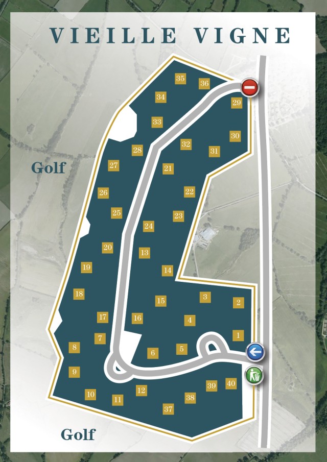 Vieille Vigne plattegrond Frankrijk Charentes luxe vakantiehuis golf des forges.jpg