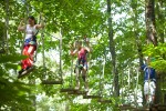 Parc Aventure 13 Accrobranche klimbos Frankrijk vakantie Haute Savoie kinderen zipline vakantiehuis.