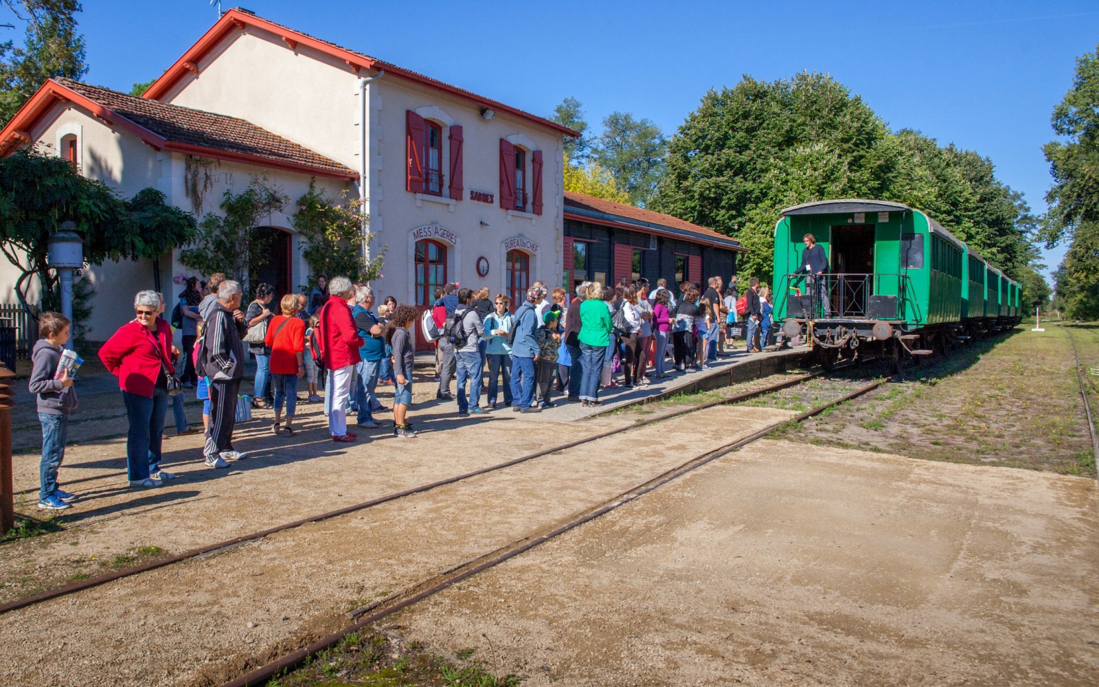 Met de toeristentrein naar Marquèze - Francecomfort