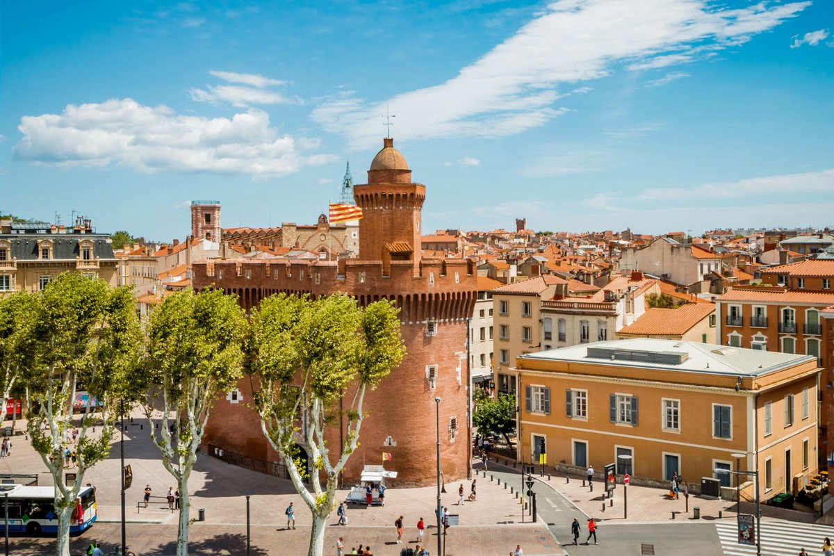 Perpignan in vakantieregio Languedoc Roussillon