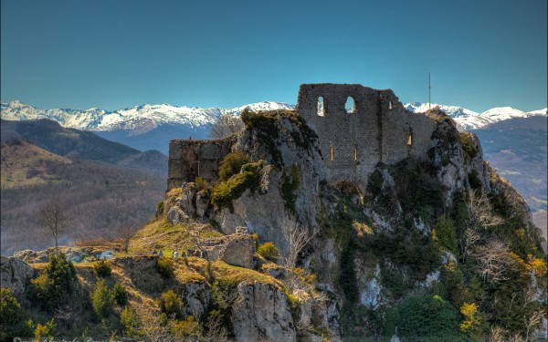 Katharen 12 chateau pays cathare puilaurens montsegur mirepoix vakantiehuis Frankrijk aude villa.jpg