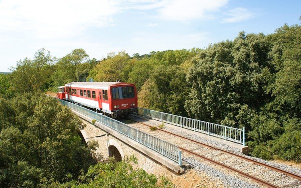 Trein 5 toeristisch Provence verte Var train Brignoles carnoules st Anastasie issole vakantie tour M