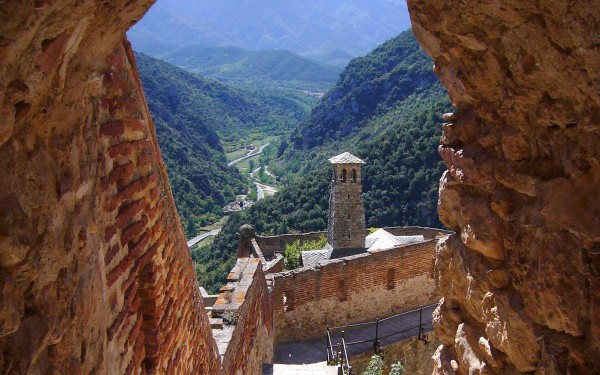Train 7 jaune Frankrijk vakantie Cerdagne canari pyrenees villefranche mont louis bergen trein pyren