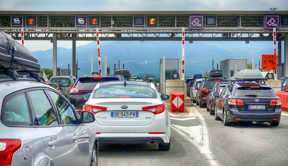Tolwegen Frankrijk 1 vakantie tolbadge Bip Go Flux Libre tolpoort aires creditcard.jpg