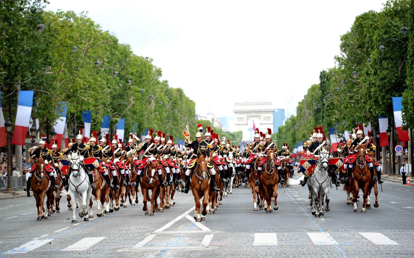 Quatorze Juillet de nationale feestdag Vakantieparken