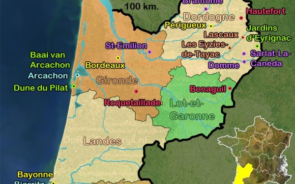 aquitaine Frankrijk kaart vakantieregio atlantische oceaan.jpg