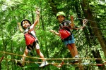Parc Aventure 2 Accrobranche klimbos Frankrijk vakantie Haute Savoie kinderen zipline vakantiehuis.j