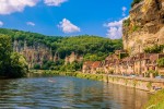 Roque Gageac 1 Frankrijk Dordogne Sarlat Perigord toeristische regio bij vakantiepark luxe villa wif