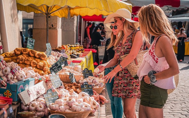 Markt Domaine de Lanzac 6 Dordogne-Lot vriendinnen vakantie Frankrijk.jpg